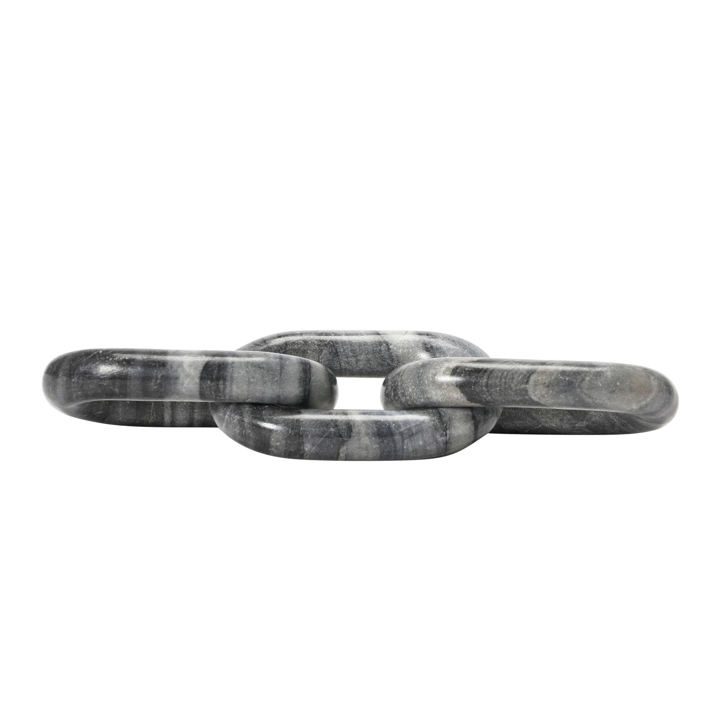 Bloomingville Decorative Marble Chain, Variegated Grey Tones