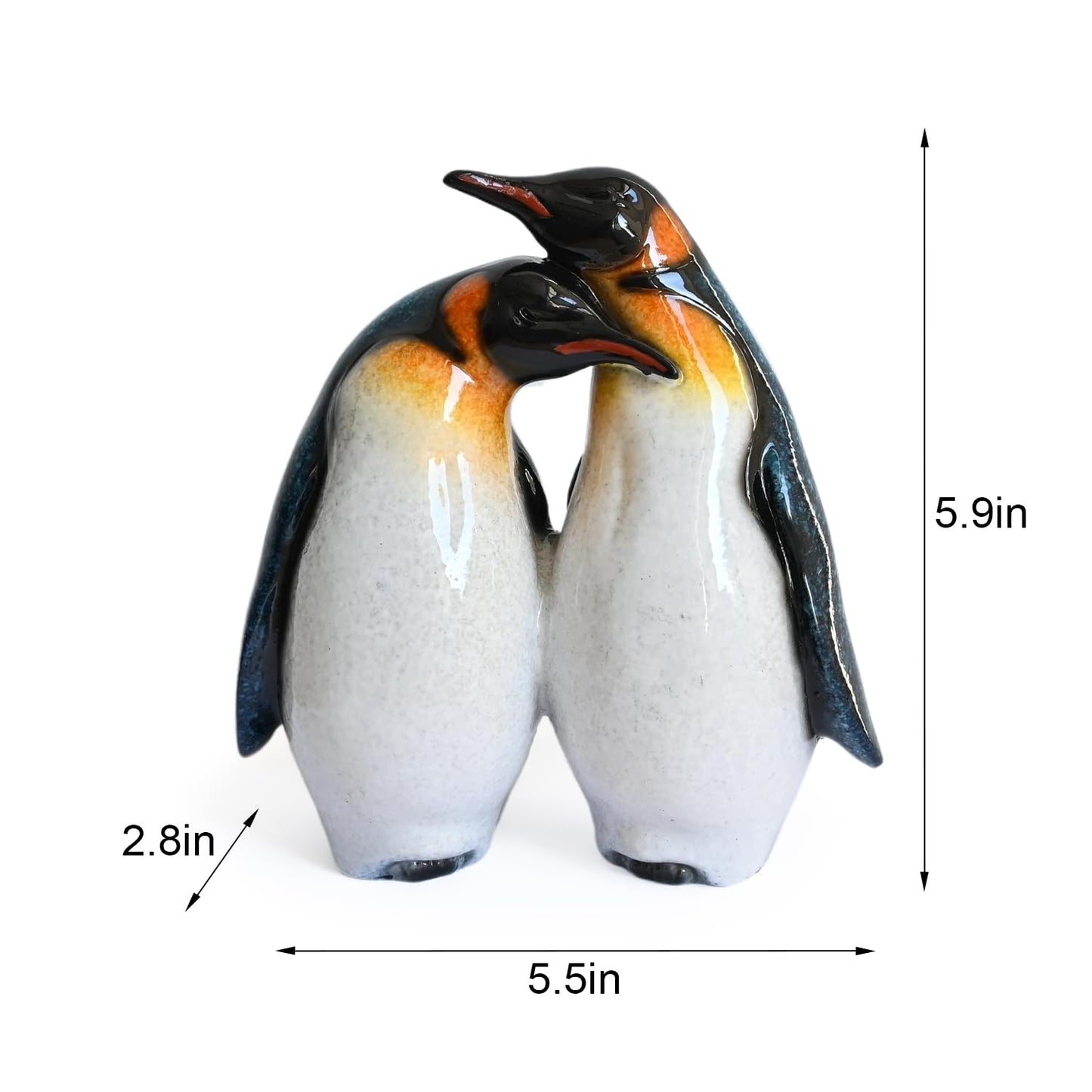 Juliahestia Cute Penguin Gifts for Couple Lovers Women - Small Figurines Home Decor Bedroom Table Desk Ornament Birthday Wedding Anniversary Decorations Valentine's Accessories