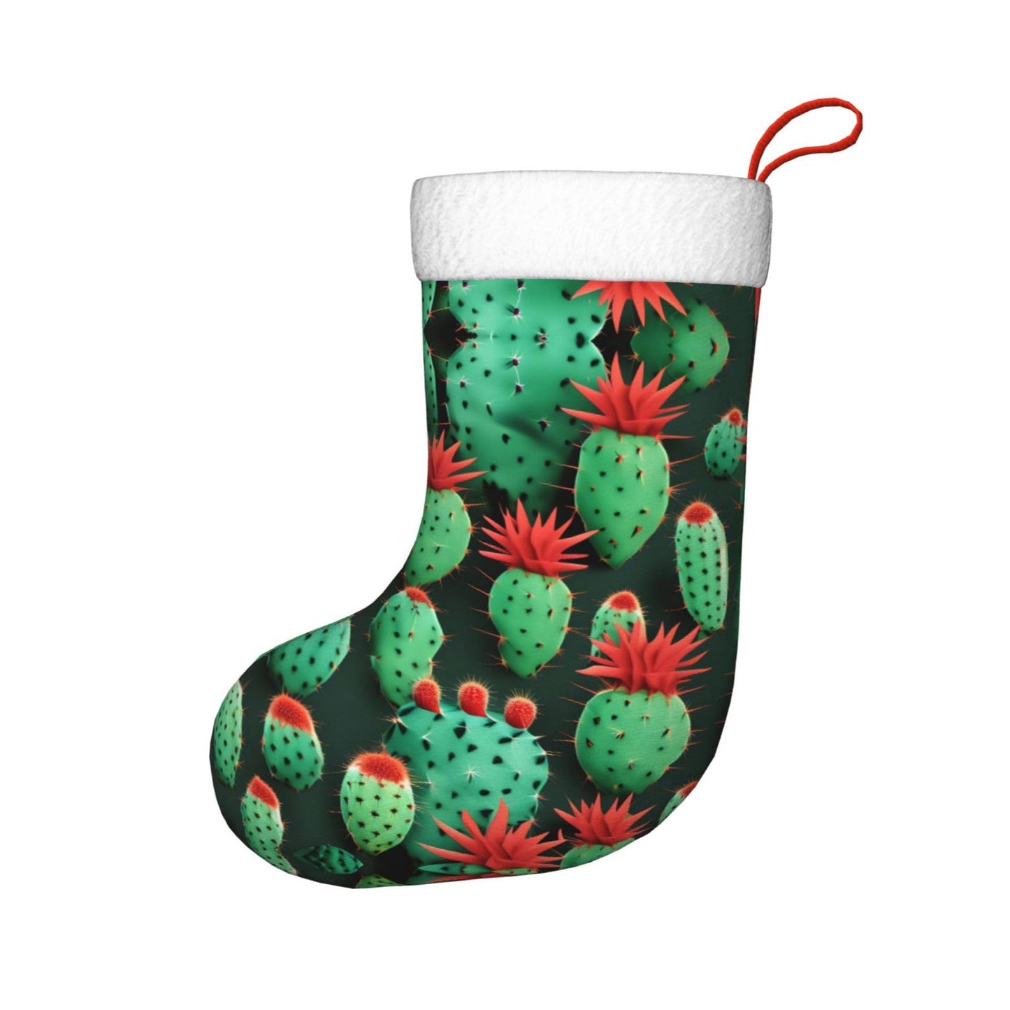 KOPUUYRD Many Small Cactus Art Print Luxurious Holiday Socks,Unique Christmas Socks for Joyful Season,Festive Ornament Classic