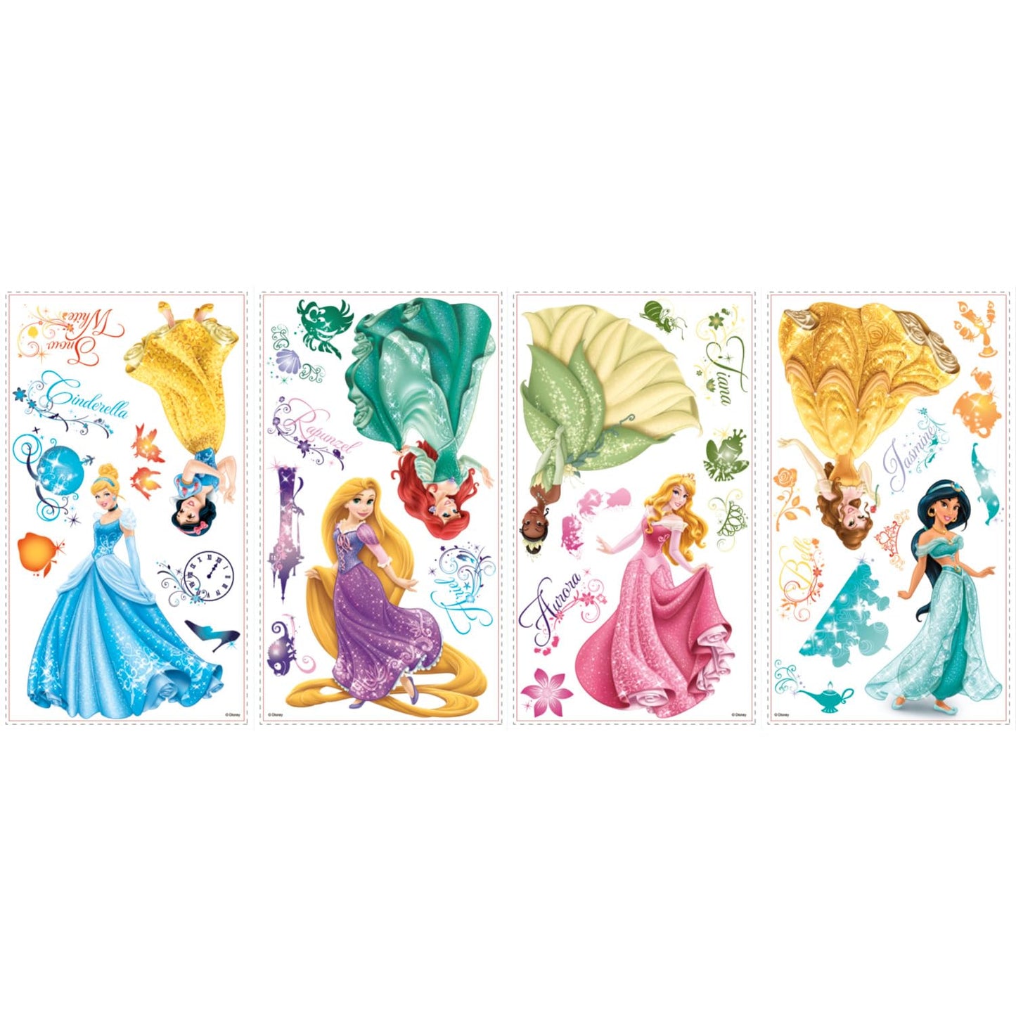 RoomMates Disney Princess Royal Debut Peel and Stick Wall Decals , RMK2199SCS