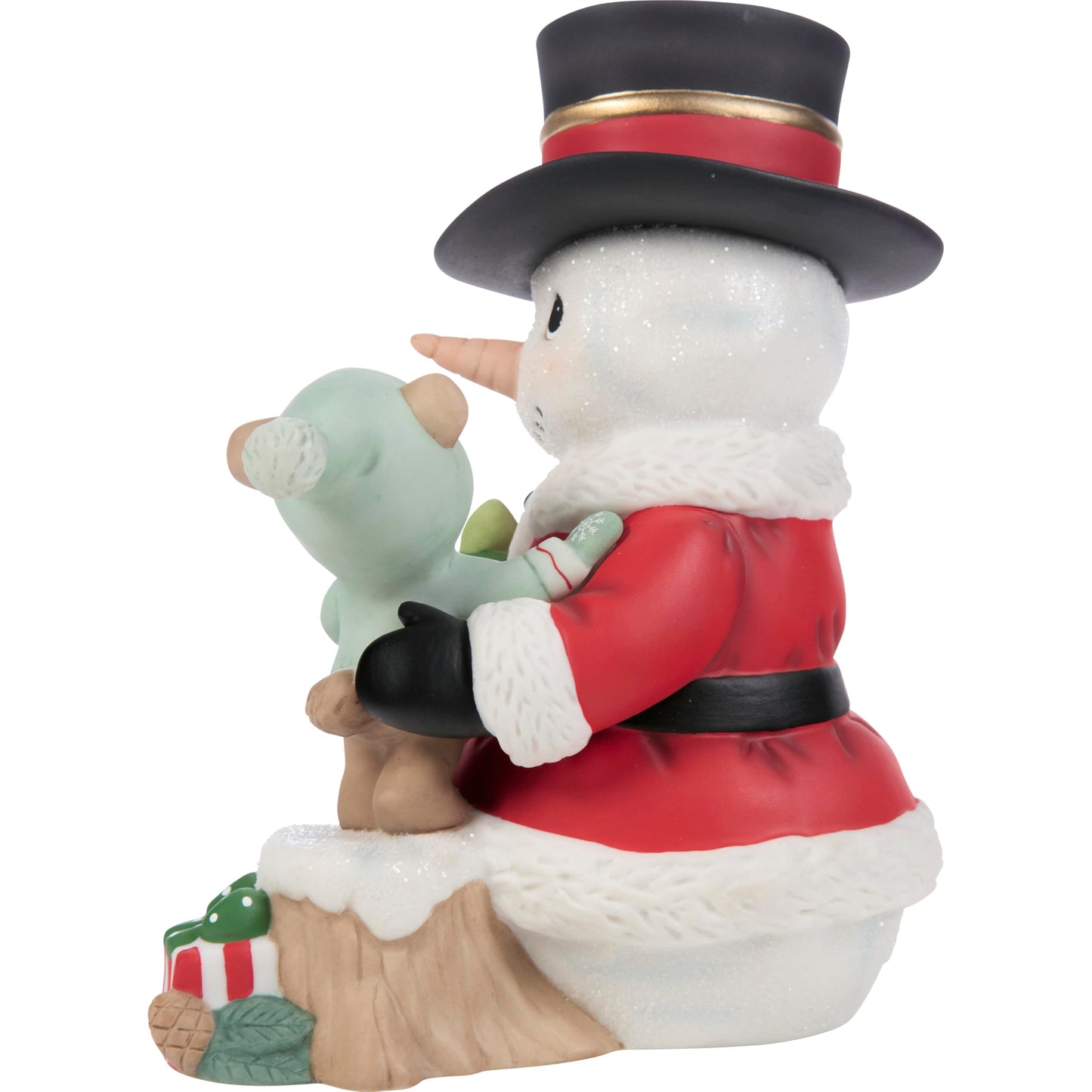Precious Moments Sharing The Gift of Love at Christmastime Annual Snowman Figurine – 251015