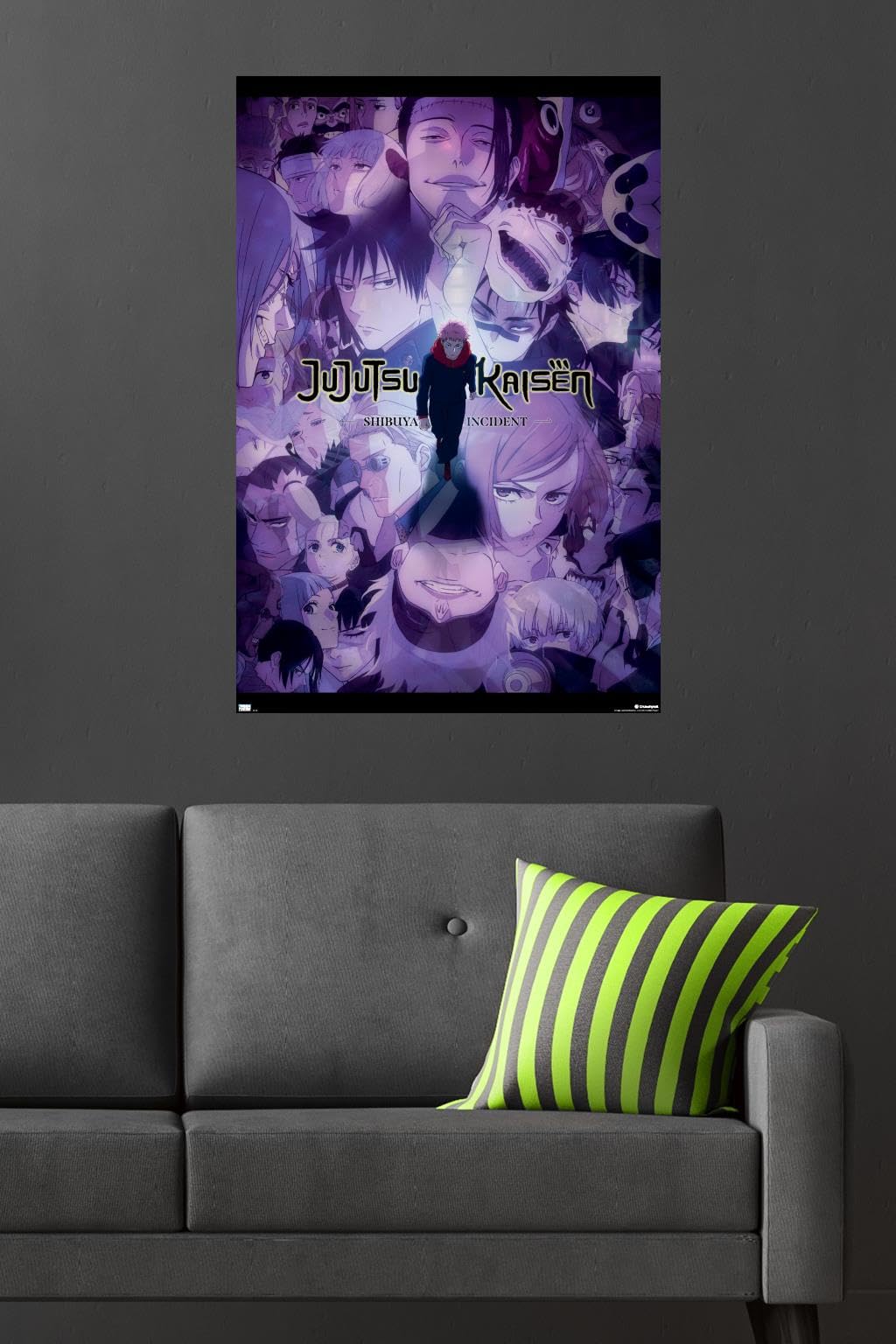 Jujutsu Kaisen: Season 2 - Shibuya Incident Key Art Wall Poster, 34L" x 22.4W", Unframed Version