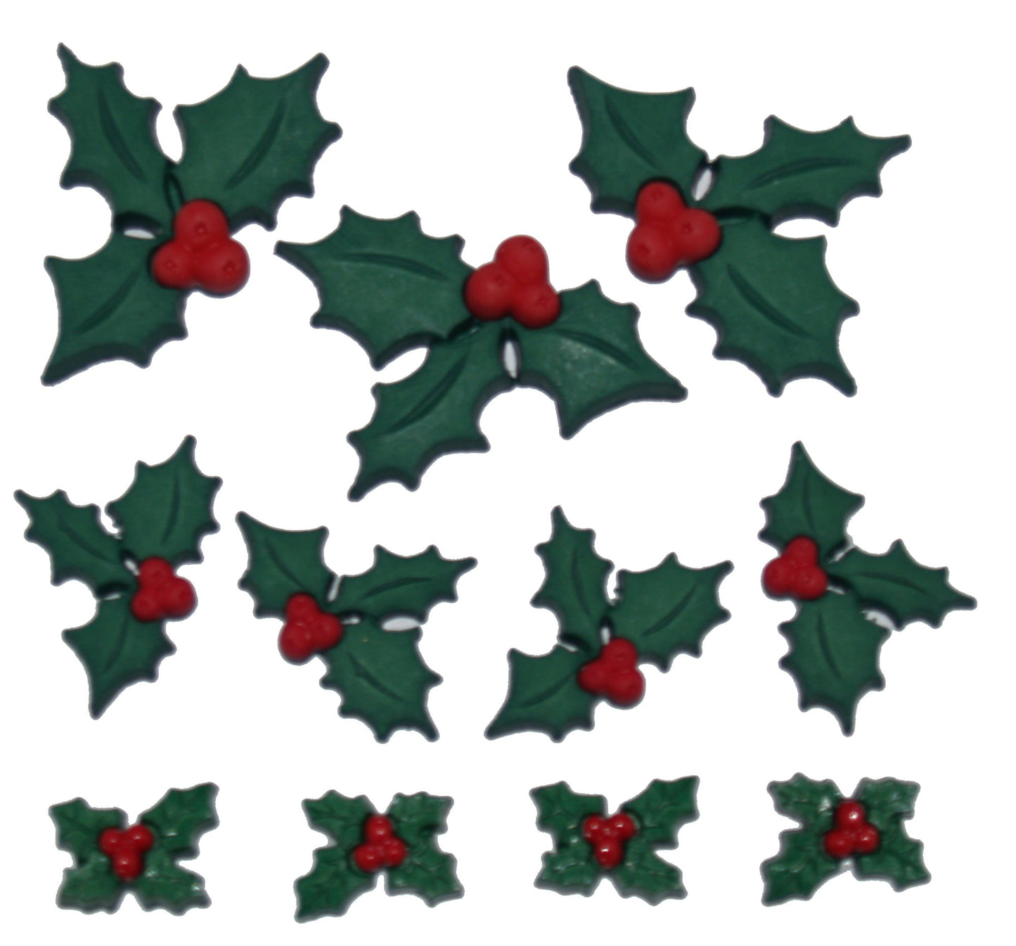 Dress It Up 2478 Holly Jolly Christmas Embellishment, Green