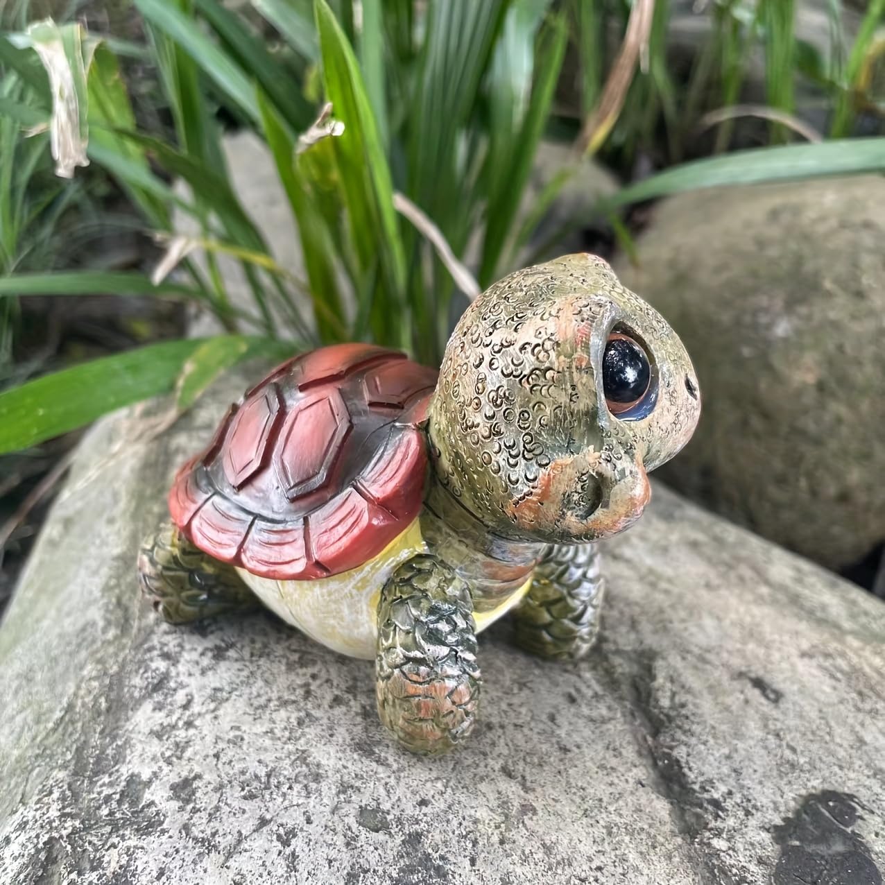 Kudriod Turtle Outdoor Garden Decor – Outside Garden Statues for Home, Yard, Patio, Backyard, Balcony for Mother’s Day, Birthday for Women, Mom Gifts