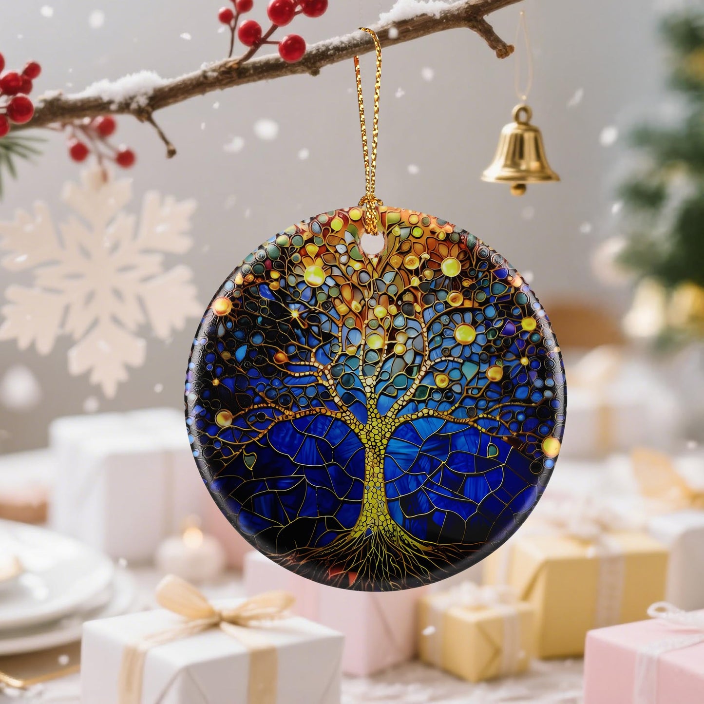 Tree of Life Ornament – Christmas Ornament, Christmas Tree Decor, & Perfect Holiday Decor | Housewarming Gifts, Gifts for Mom and Women