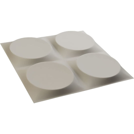 Ekena Millwork 11 7/8"W x 11 7/8"H Adonis EnduraWall Decorative 3D Wall Panel, Satin Blossom White (Covers 0.98 Sq. Ft.