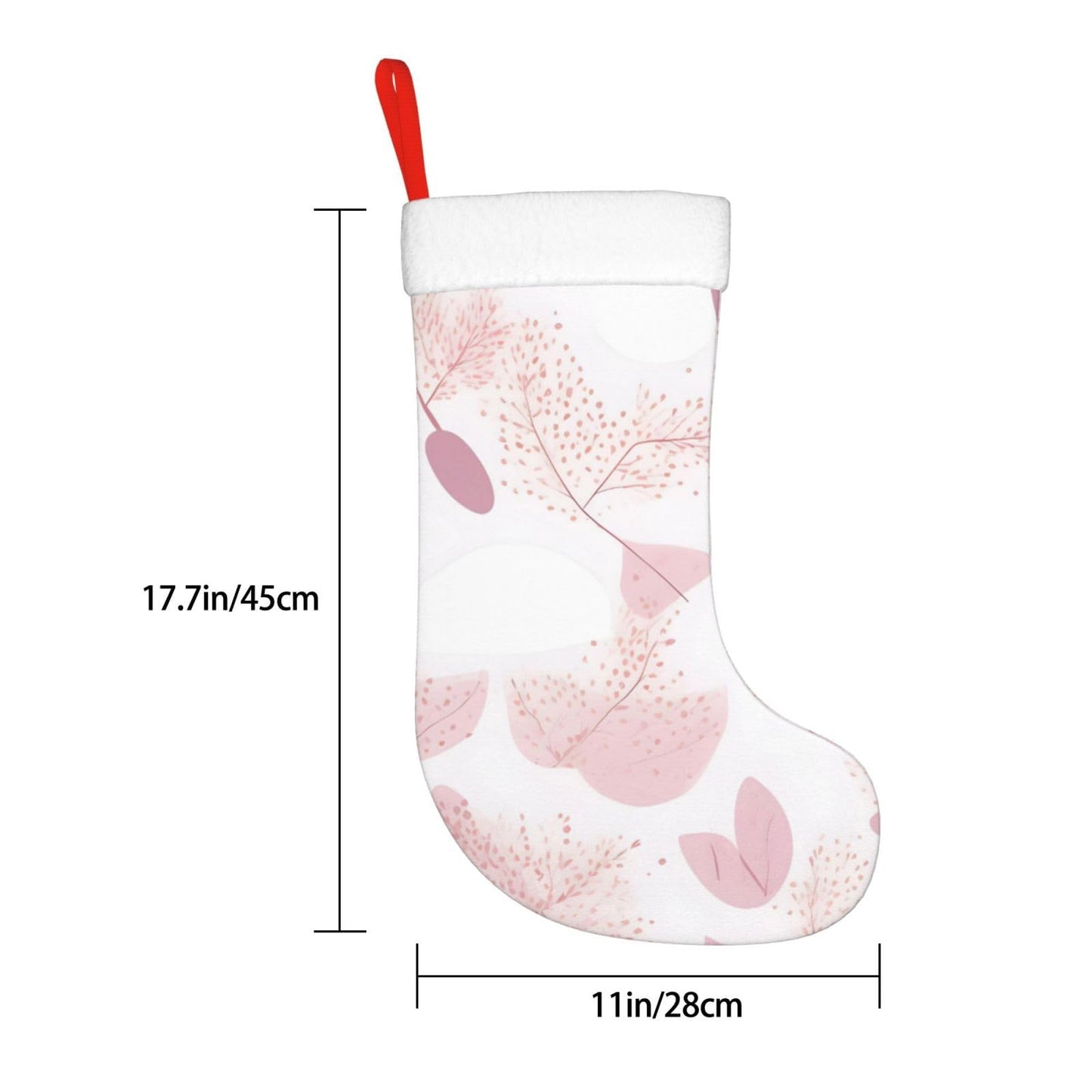 AthuAh Hand-Painted Floral Line Patternchristmas Socks, *Soft Christmas Socks, Christmas Party Decoration Socks, Suitable