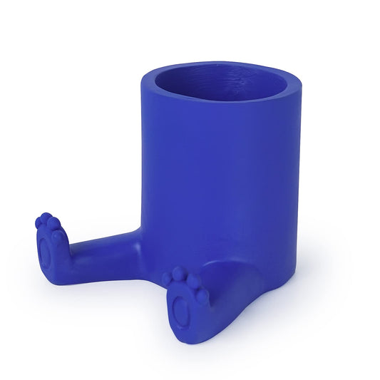 DreamsEden Pen Holder with Phone Stand, Resin Desktop Organizer Cute Pencil Cup Cell Phone Holder for Office Desk Home School