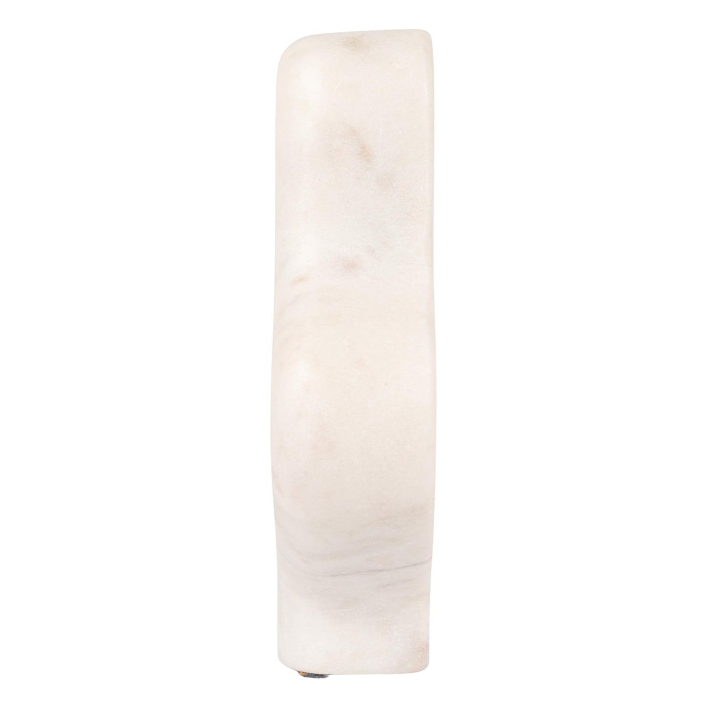 Decorative Abstract Marble Sculptures, Set of 2 Styles, White