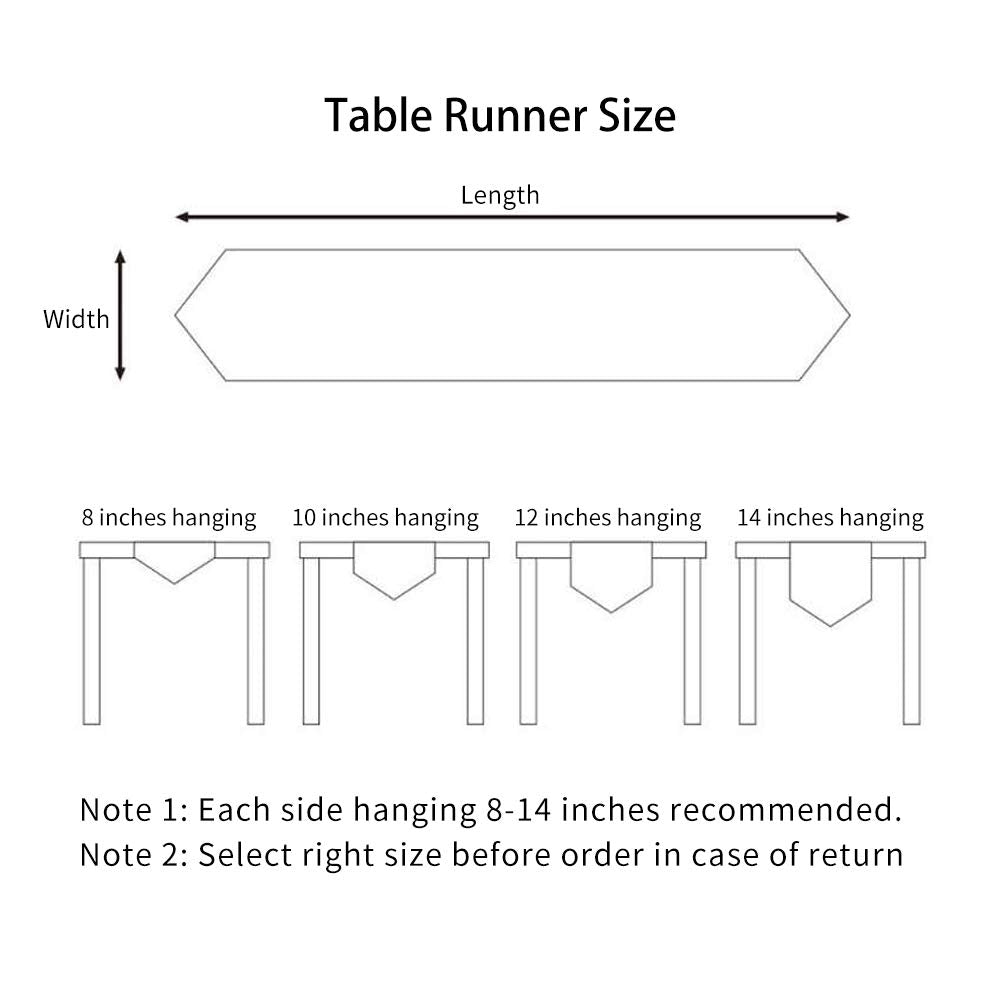 ARTABLE Rectangle Table Runner Lace Macrame Embroidered Table Runners with Exquisite Vintage Shabby Chic for Holiday Wedding Long Dinner Tables (Light Gold, 12 x 36 Inch)