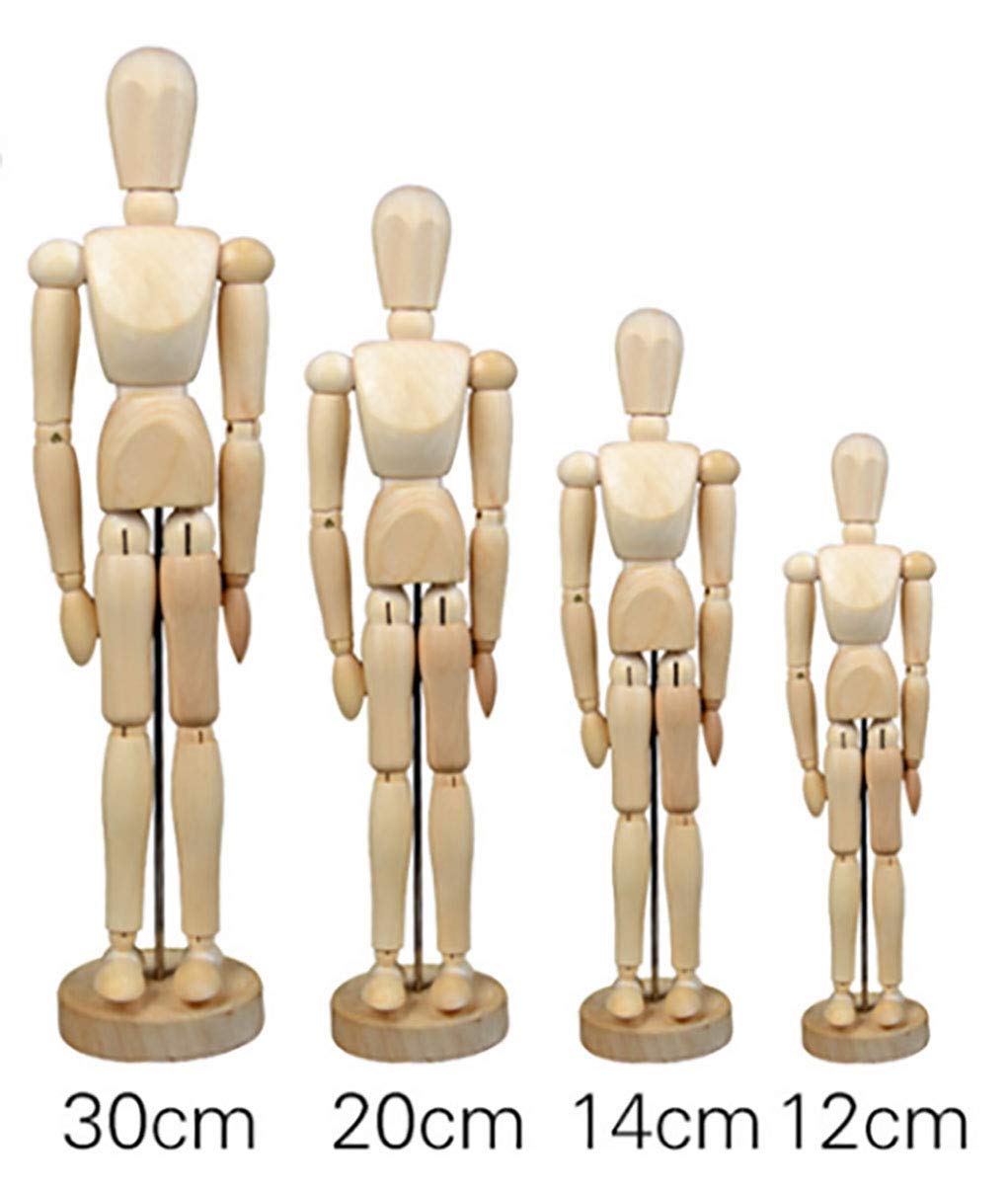 Artist Wooden Manikin Mannequin Sketching Lay Figure Drawing Model Aid Human Figure Artist Draw Painting Model Mannequin Jointed Doll for Art Drawing Human Figures