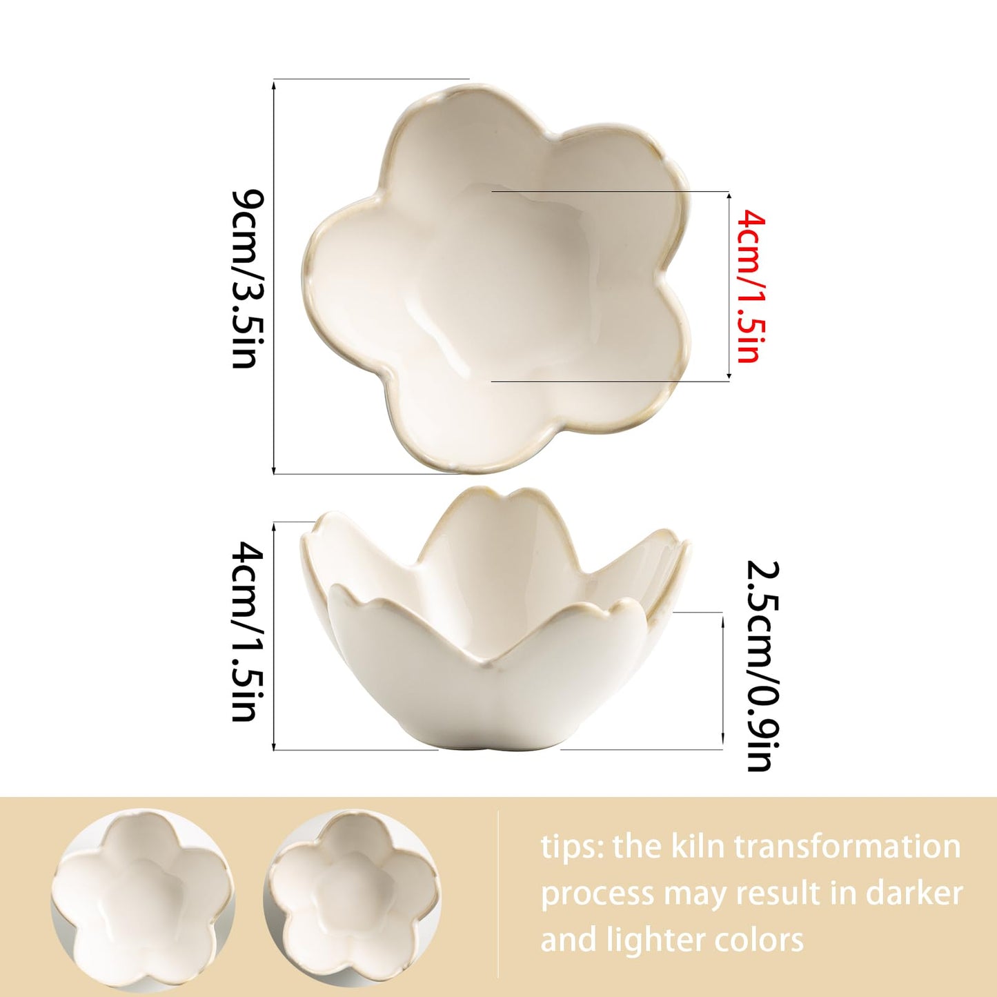Flower Ring Holder Dish, Ceramic Jewelry Tray Dish, Small Trinket Dish, Jewelry Plate Bowl, Cute Jewlery Ring Holder Dish, Aesthetic Room Decor, Christmas Birthday Gifts for Women, 1 pack (white)