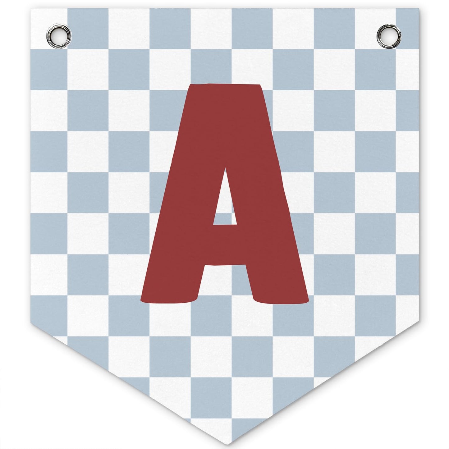 BGFGZPL Kids Playroom Bedroom Wall Decor Name Custom Pennant Flag, Kids Bedroom Nursery Toddler Room Wall Art Decorations, Custom Name Sign for Toddler Bedroom Playroom, Letter A 12x14 Inch
