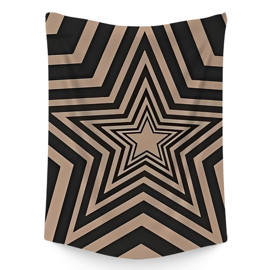 FADALO Downtown Girl Y2k Picture Tapestry,Aesthetic Geometric Stars Tapestry,Vintage Trendy Decorative Tapestries for Women Girls Wall Hanging for Living Room Bedroom Dorm,51x59Inches