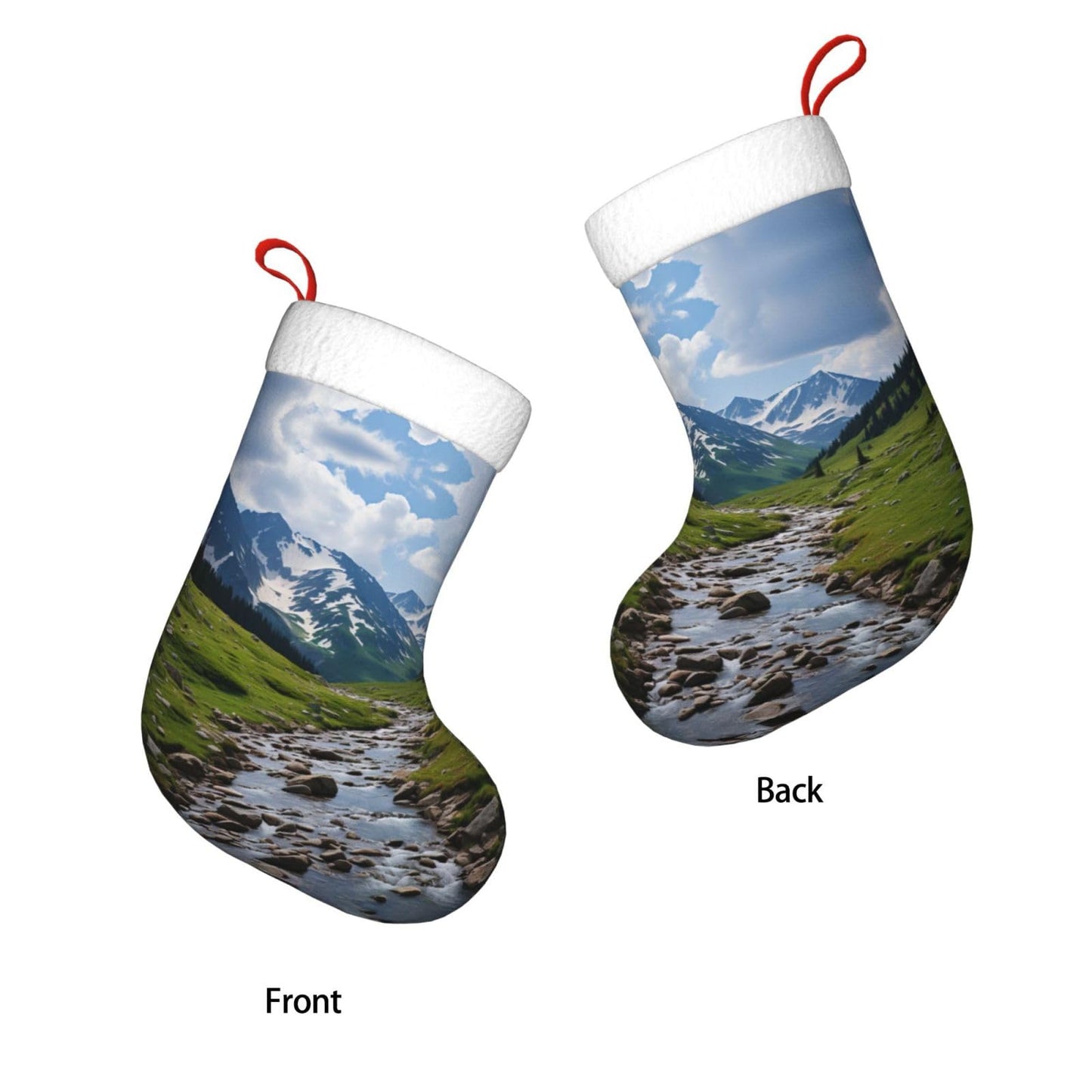 KOPUUYRD Natural Wonders Print Luxurious Holiday Socks,Unique Christmas Socks for Joyful Season,Festive Ornament Classic