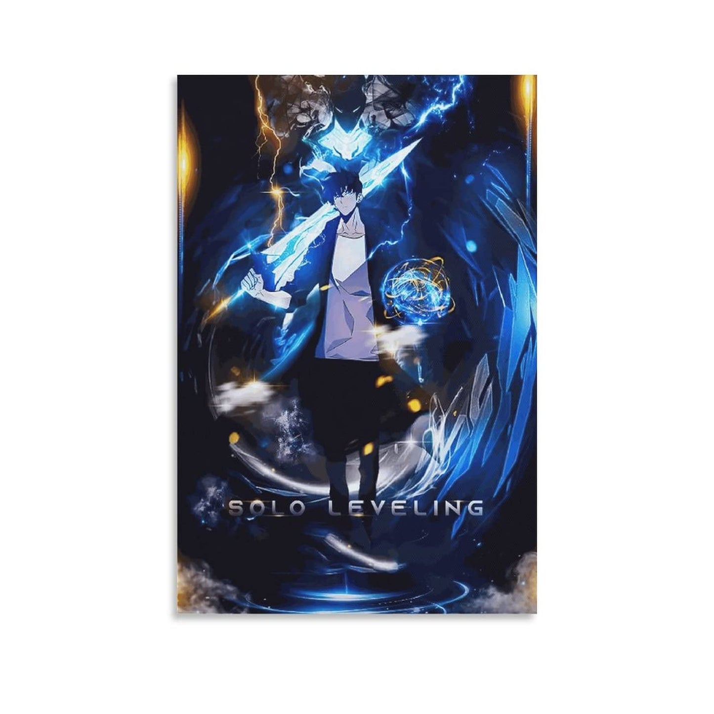 SIPMAN Solo Leveling Anime Canvas Print Home Decorations Posters For Room Aesthetic Wall Art Poster Unframe 12x18inch(30x45cm)