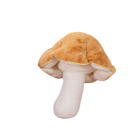 LICHENHAO Mushroom Pillow Floor Pillow Sofa Cushion Home Decoration Pillows Reading Pillow (Khaki, 32cm)