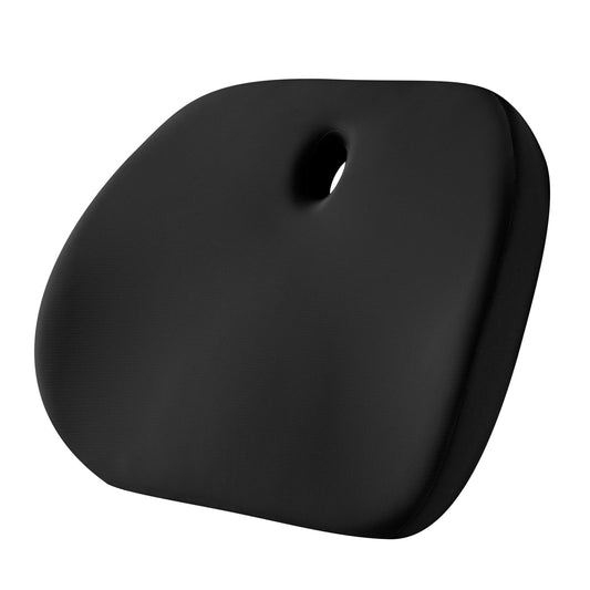 Road Comforts Premium Memory Foam Seat Cushion – Office Chair Cushion, Car Seat Cushion – Chair Cushions for Back & Sciatica Pain Relief – Seat Cushions for Office & Desk (Black)