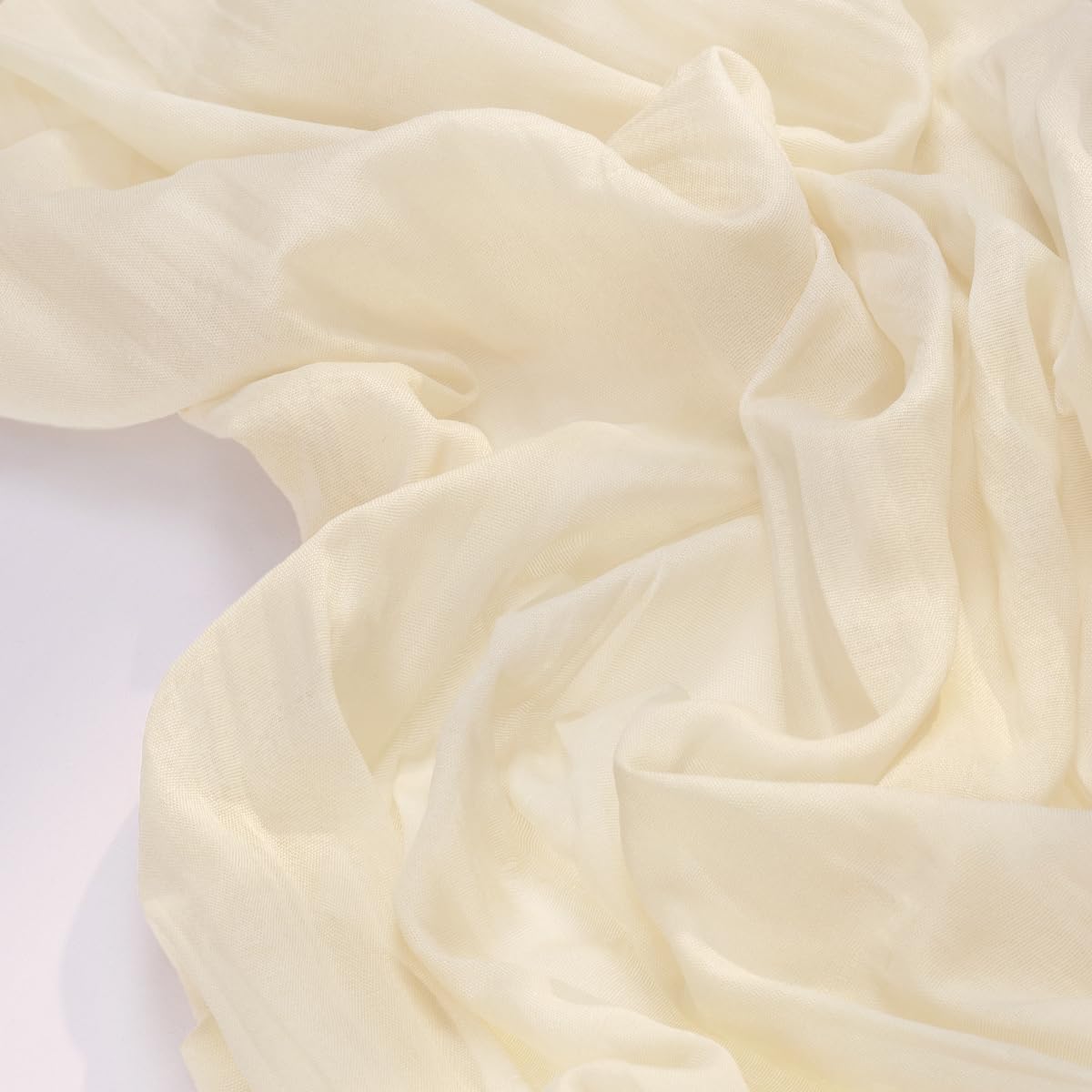Socomi Beige Cheesecloth Table Runner Summer Boho Rustic Gauze 120 inch 10FT Cheese Cloth Sheer Runner for Wedding Party Baby Shower Birthday Home Decor Holiday Decorations