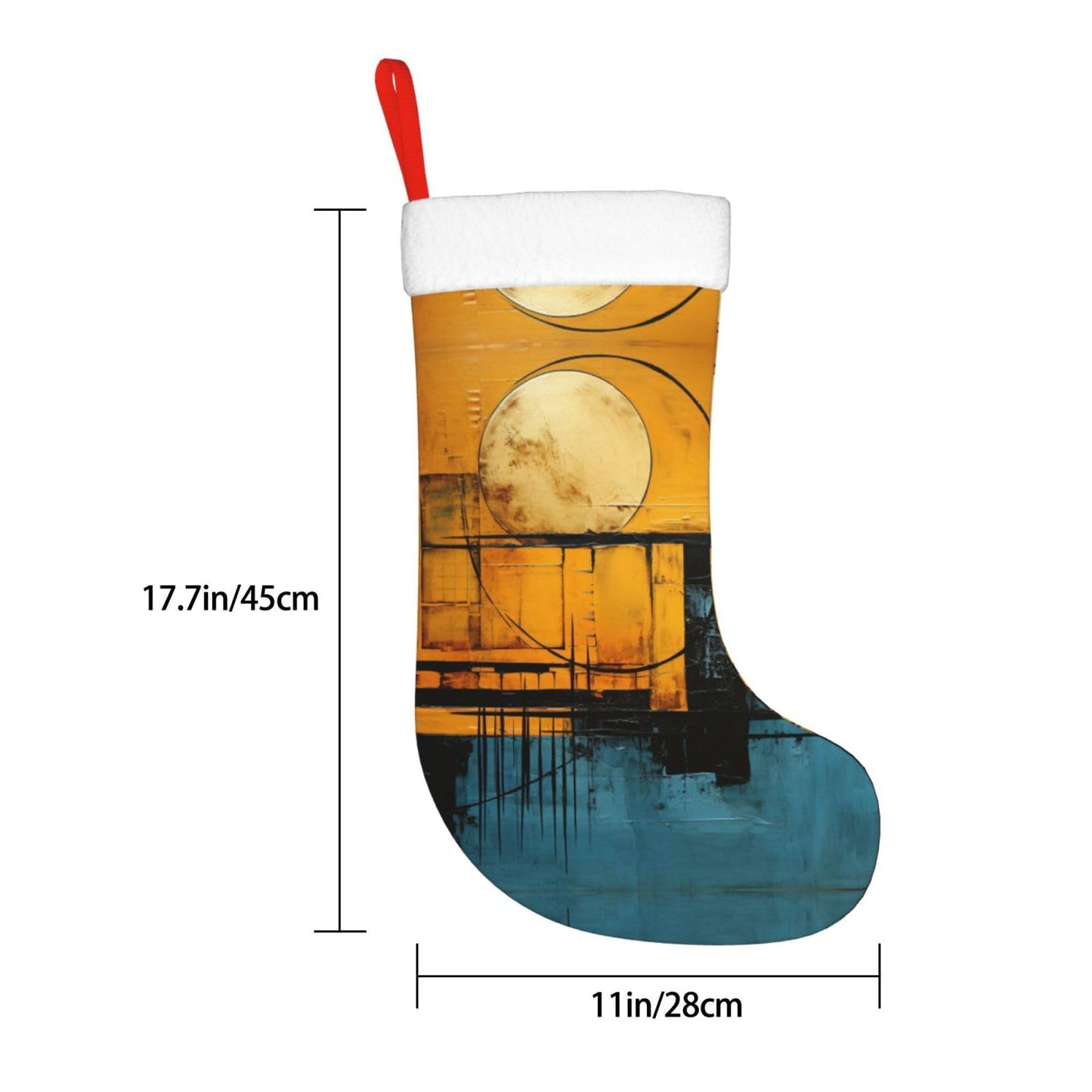 KOPUUYRD Colorful Collage Print Luxurious Holiday Socks,Unique Christmas Socks for Joyful Season,Festive Ornament Classic