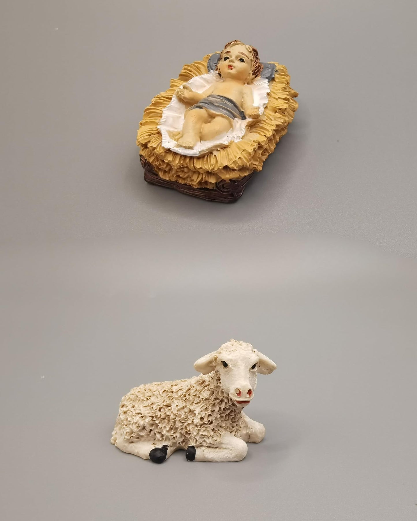 GoddenMene 11-Piece Nativity Set - Hand-Painted Resin Holy Family Figurines, Complete Christmas Nativity Scene with Angel, 3 Kings, Shepherds & Animals for Home Decor & Gifts