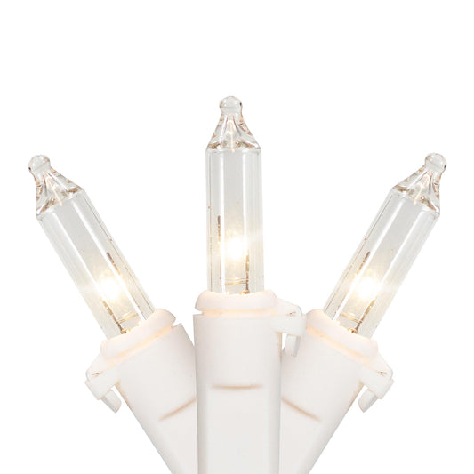 Northlight Mini Incandescent Christmas Lights - Clear - 4' White Wire - 20ct