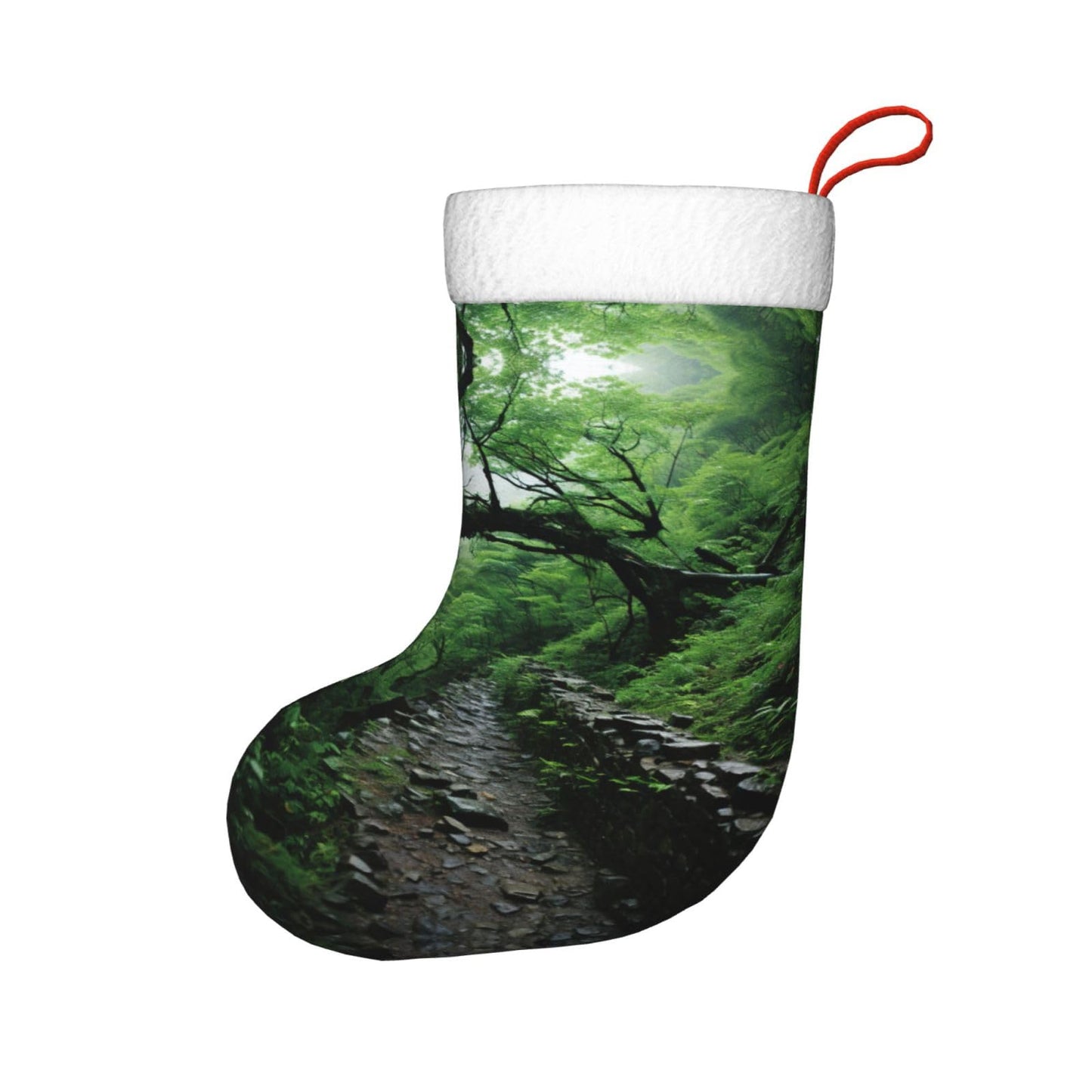 KOPUUYRD Tree Art Print Luxurious Holiday Socks,Unique Christmas Socks for Joyful Season,Festive Ornament Classic