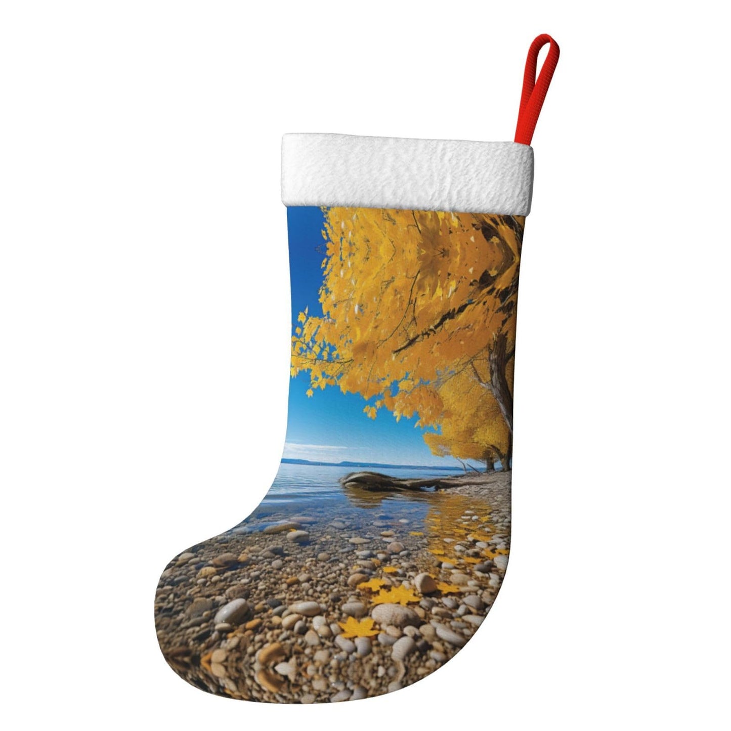 KOPUUYRD Autumn Print Luxurious Holiday Socks,Unique Christmas Socks for Joyful Season,Festive Ornament Classic