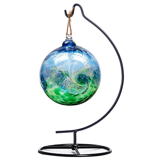 Maibloln Ornament Display Stand, Holder Ornament Hanger Stands Glass Ball Ornament Holder Ornament Stands for Hanging Plants, Hanging Terrarium Stand for Christmas Wedding Ornament, Home Office Decor