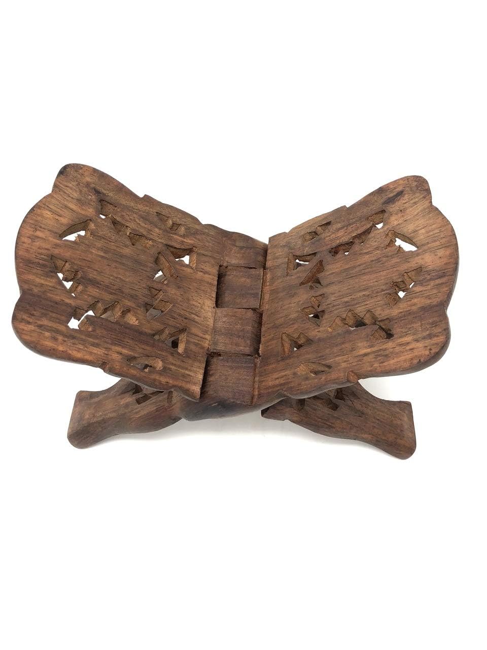Azuregreen Quran Holder Book Stand Rihal Rehal Wooden Carved Eid