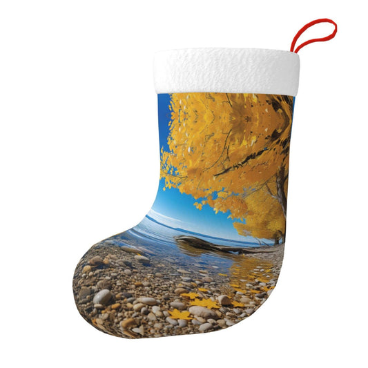 KOPUUYRD Autumn Print Luxurious Holiday Socks,Unique Christmas Socks for Joyful Season,Festive Ornament Classic