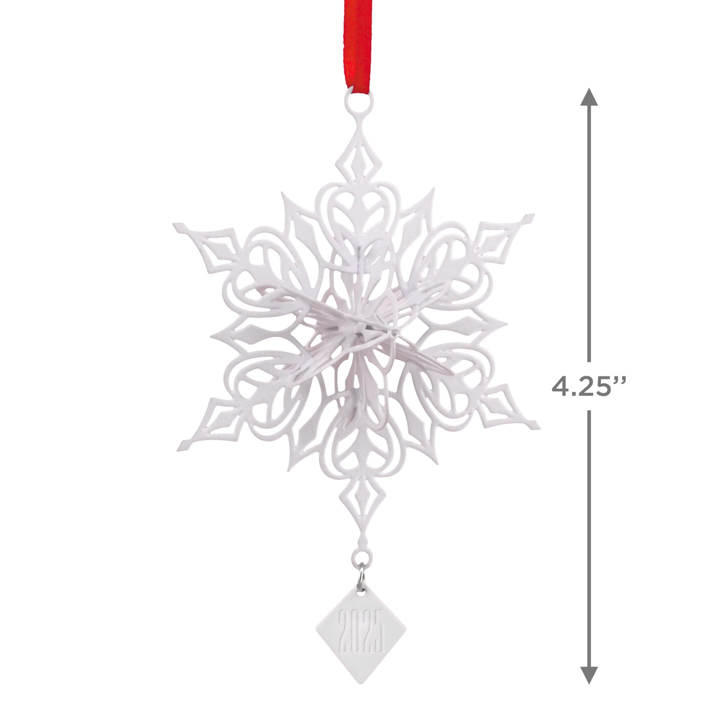 Hallmark Dimensional Snowflake 2025 Christmas Ornament, Metal, Snowflake Gifts
