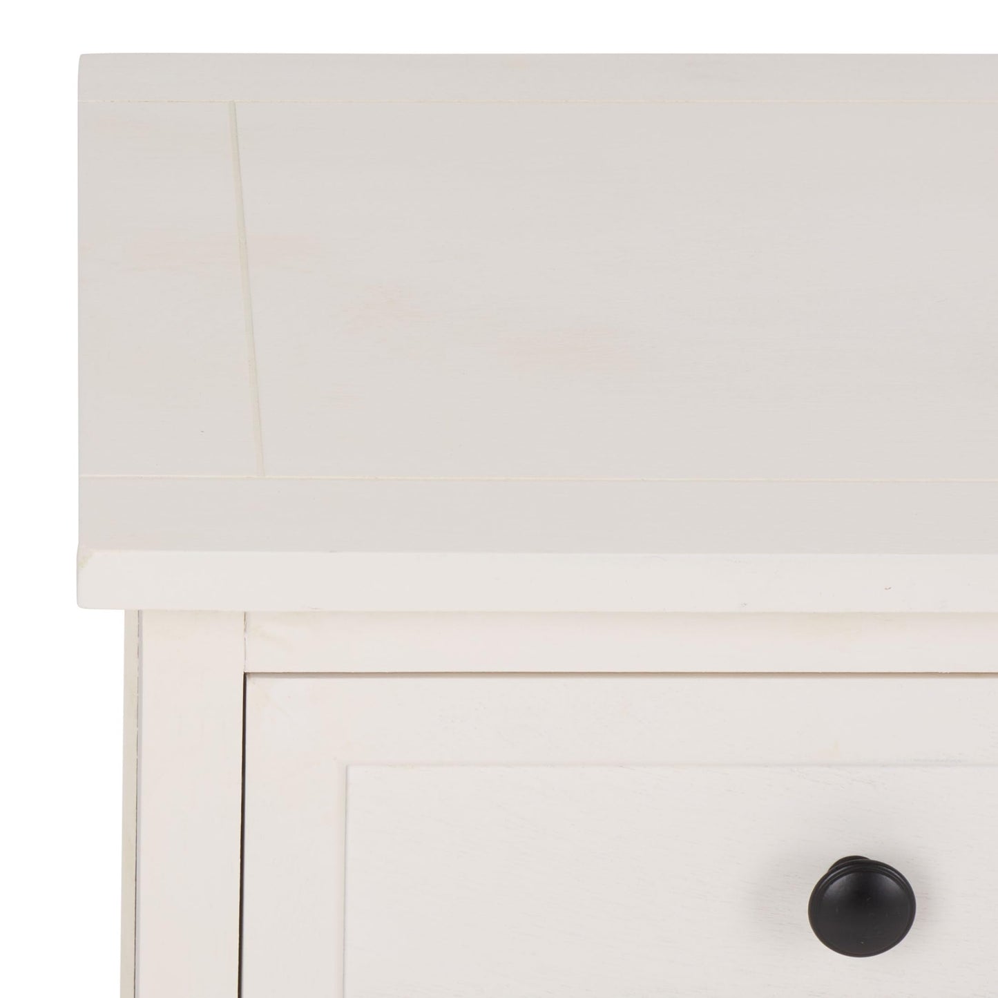 SAFAVIEH Home Collection – Damien Ivory 6-Drawer Storage Bench, Mixed-Material Cottage Design, Fully Assembled (AMH5701K)