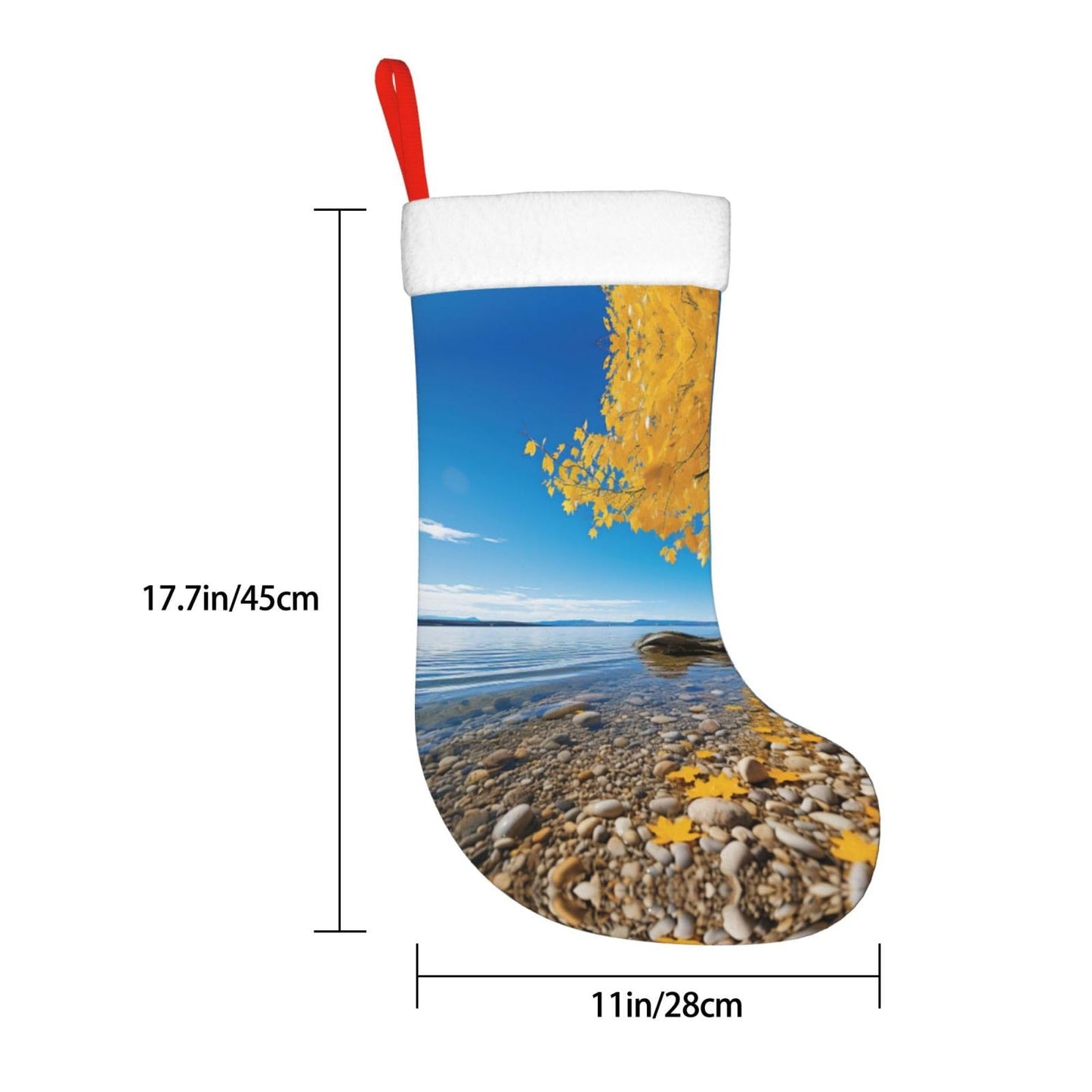 KOPUUYRD Autumn Print Luxurious Holiday Socks,Unique Christmas Socks for Joyful Season,Festive Ornament Classic