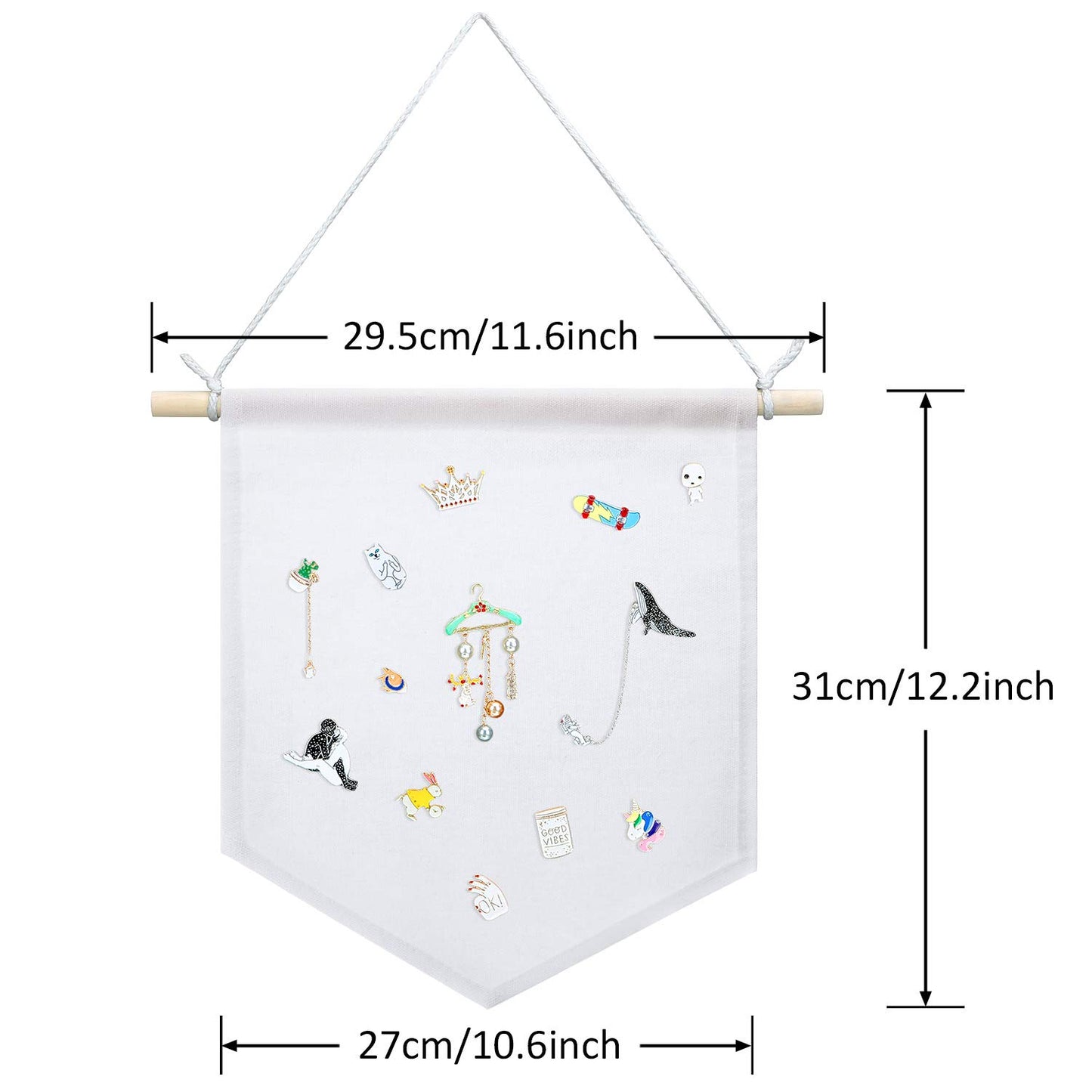 Boao 4 Pcs Boho Room Decor Hanging Decorations Pin Banner Wall Display Banners Elementary Wall Art Banner Welcome to Teacher Gift(Beige,10.6×12.2inches,Classic)