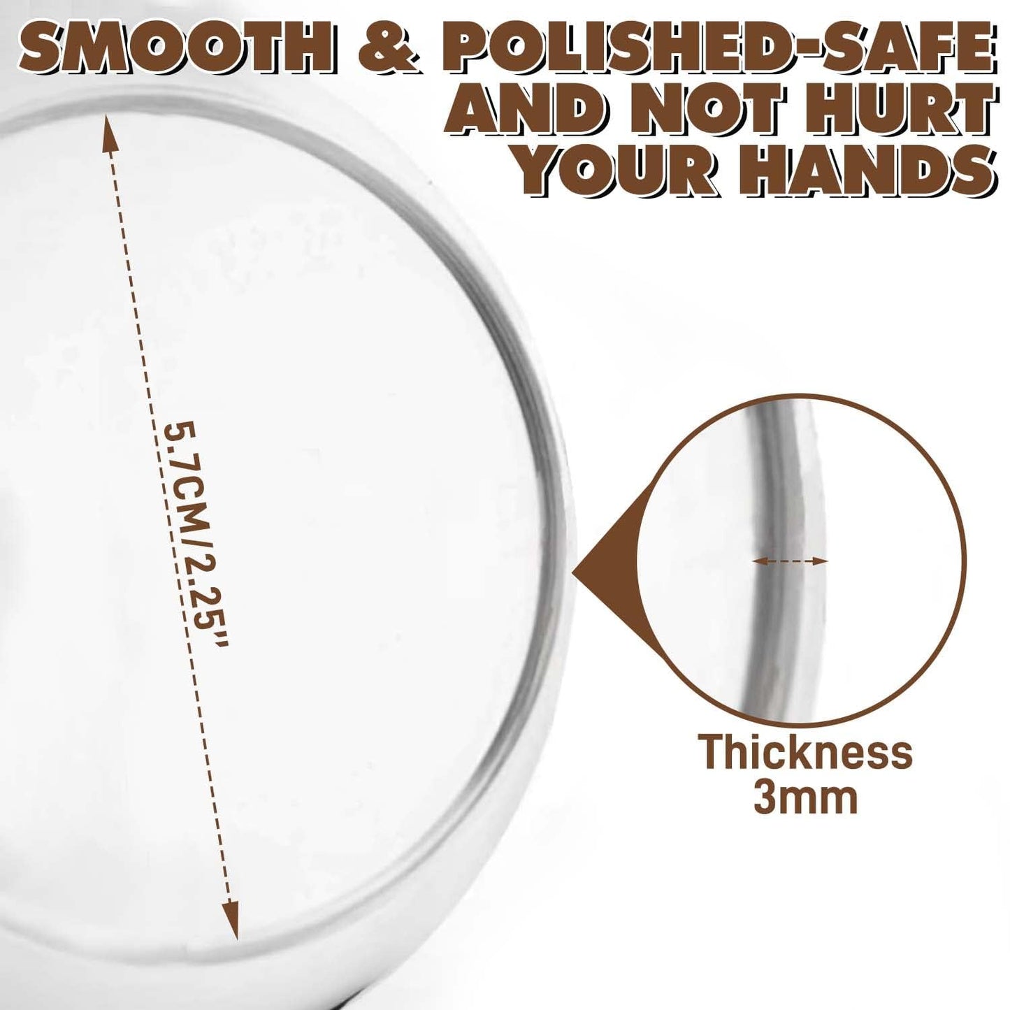 La Llareta Glass Food Storage Canister, 550ml/19oz Storage Container with Ball Cork, Clear Glass Storage Jar, Sealed Container Canister, for Spices, Sugar, Coffee, Biscuits, Candies