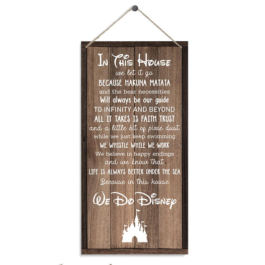 Inspirational House Decor Sign, Decorative Wood Hanging Wood Plaque, Inspirational Wall Decor, House Decoration Art, Farmhouse Decoration for Wall, Housewarming Gift, Happy Decorative for Wedding or Birthday G