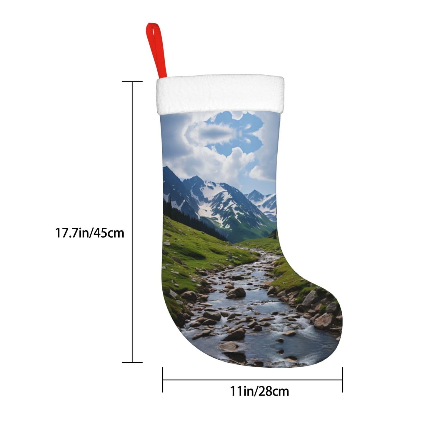 KOPUUYRD Natural Wonders Print Luxurious Holiday Socks,Unique Christmas Socks for Joyful Season,Festive Ornament Classic
