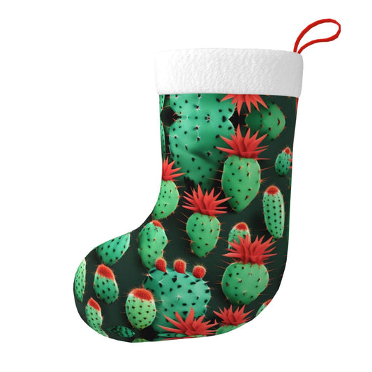 KOPUUYRD Many Small Cactus Art Print Luxurious Holiday Socks,Unique Christmas Socks for Joyful Season,Festive Ornament Classic