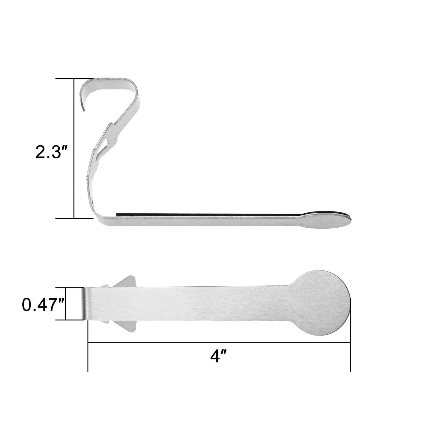 CM Cosmos Pack of 4 Metal Christmas Stocking Hanger Hook Fireplace Mantel Stockings Hangers Mantelpiece Xmas Stocking Clips for Christmas Tree Fireplace