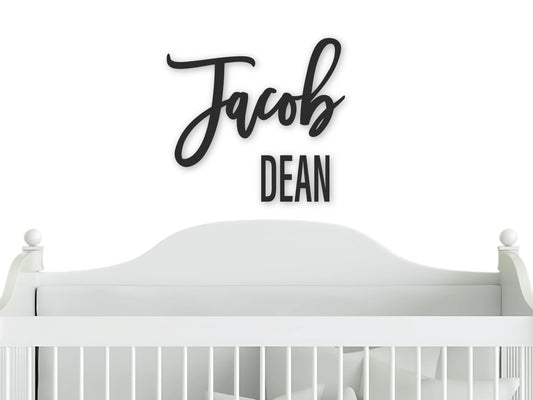 Custom Wooden Name Sign Cutout, Baby Nursery Signs - Personalized Name Decor, Wood or word Cut out, Letters for wall decor