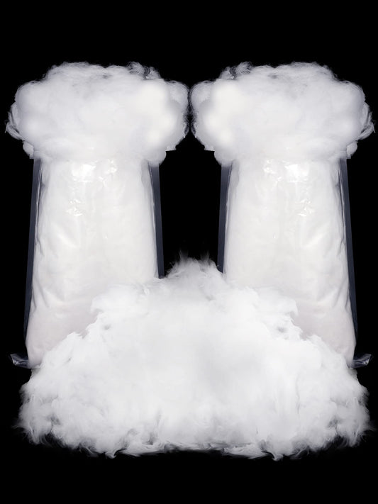 Riakrum Fake Snow Decor Fiber Artificial Snow Cotton Snow Fluffy Indoor Decoration for Winter Mantle Christmas Decoration(120 g)
