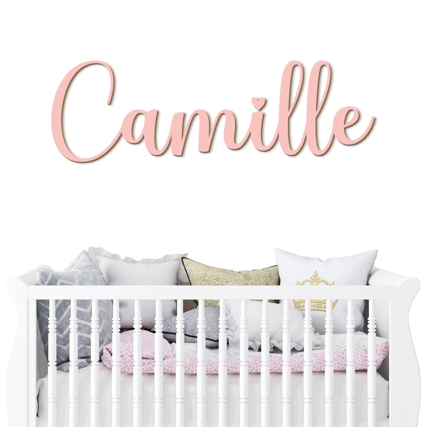 Personalized Nursery Name Sign - Custom Wooden Name Signs for Kids Room, Personalized Name Sign for Nursery - Perfect Kids Room Decor & Wall Name Decoration