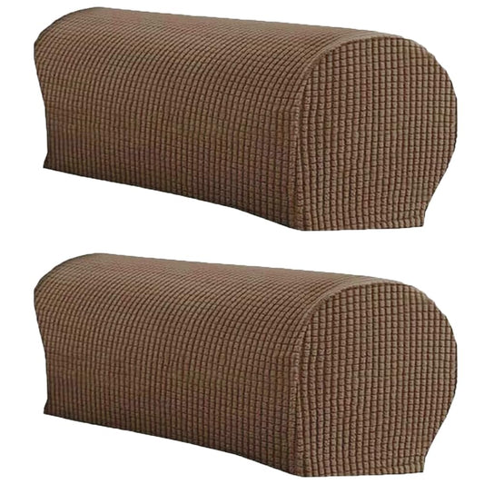 LINGXIYA Set of 2 Sofa Armrest Cover, Soft Stretch Arm Cover for Recliners Sofas Chairs,Couch Furniture Armrest Protector Covers