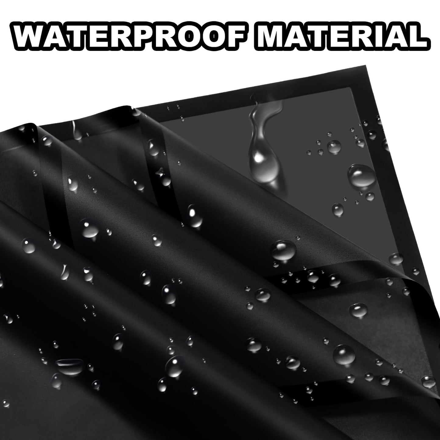 DEWJDFSC 20 Sheets Flower Wrapping Paper,Waterproof Floral Korean Bouquet Wrapping Paper, Florist Supplies, Suitable for Flowers Gift Packaging (Black)