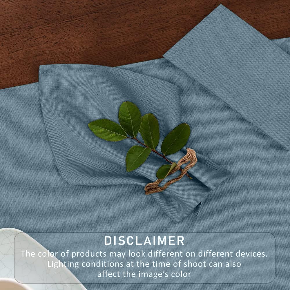 Ruvanti Cloth Napkins Set of 12, 18x18 Reusable Napkins Cloth Washable, Soft & Durable Table Napkin, Poly Cotton Fabric Dinner Napkins for Parties, Christmas, Thanksgiving, Weddings - Teal