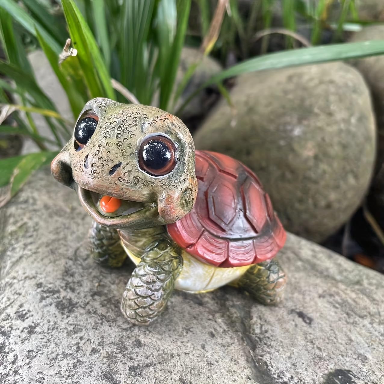 Kudriod Turtle Outdoor Garden Decor – Outside Garden Statues for Home, Yard, Patio, Backyard, Balcony for Mother’s Day, Birthday for Women, Mom Gifts
