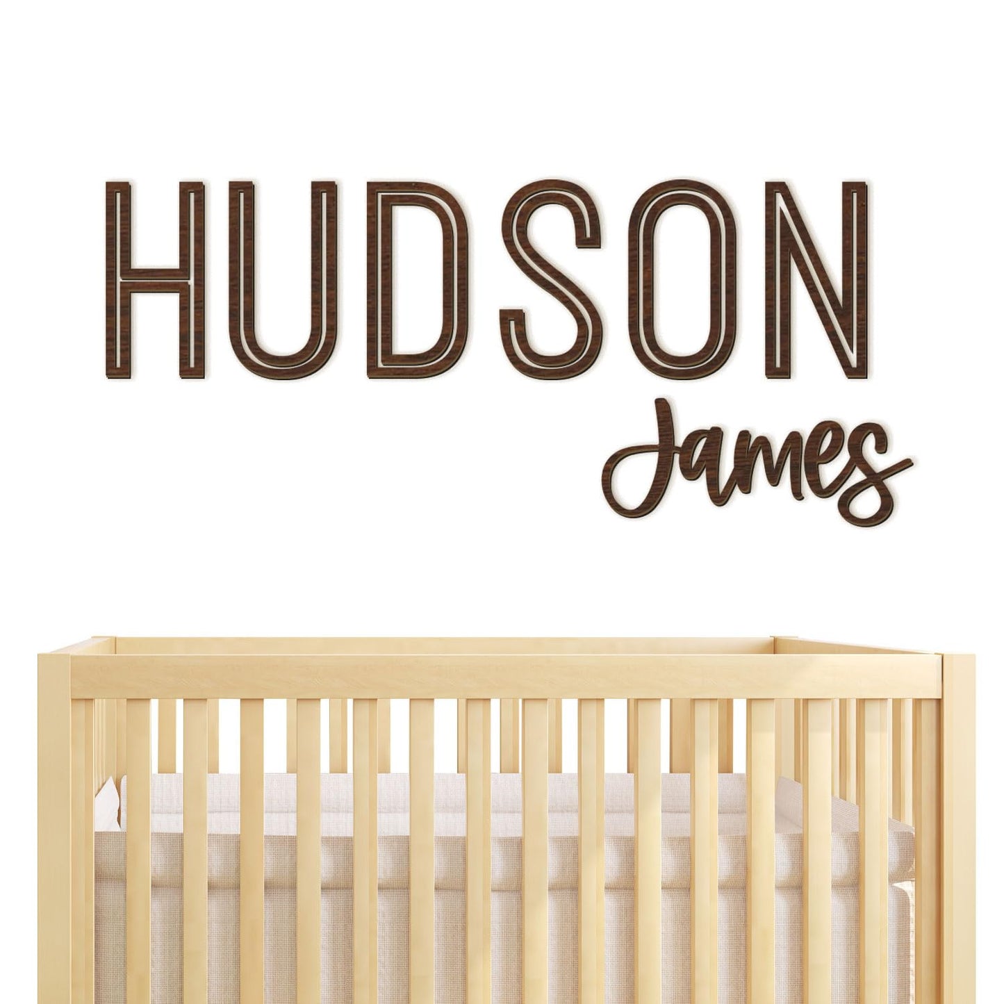 Personalized Name Sign for Nursery - Custom Wooden Name Signs for Kids Room, Personalized Nursery Name Sign - Perfect Baby Decor, Wall Name Decoration & Wedding signs, Family Name Signs