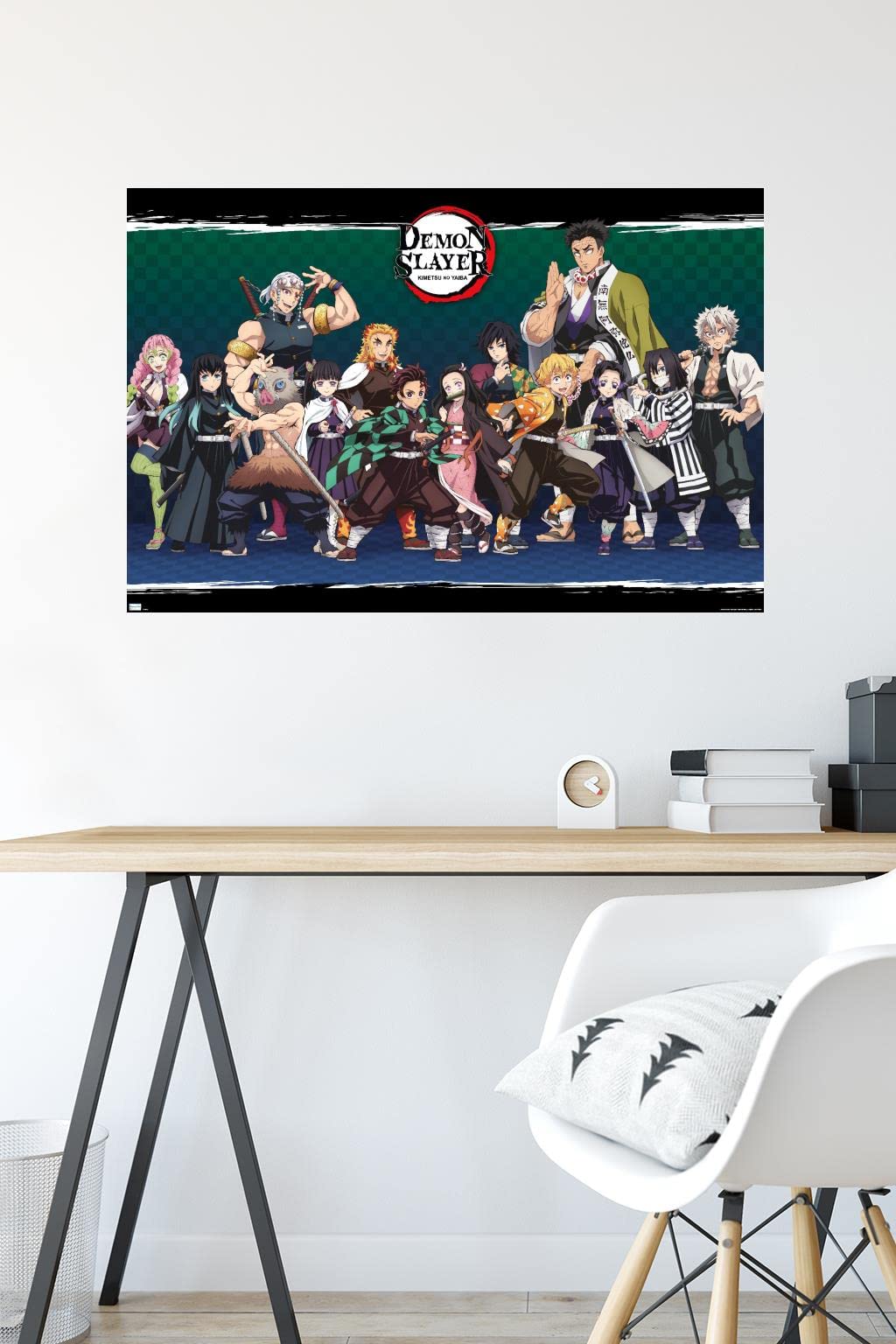 Demon Slayer - Lineup Wall Poster, 34L" x 22.4W", Unframed Version