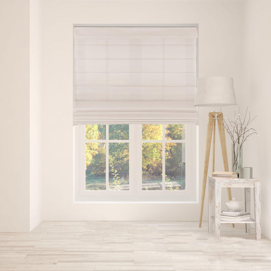 Arlo Blinds Cordless Fabric Roman Shades Light Filtering Window Blinds, Color: Pebble Beach, Size: 29.5" W x 60" H